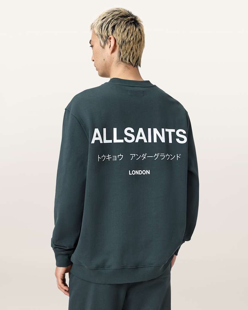 Underground Relaxed Fit Crew Neck Sweatshirt