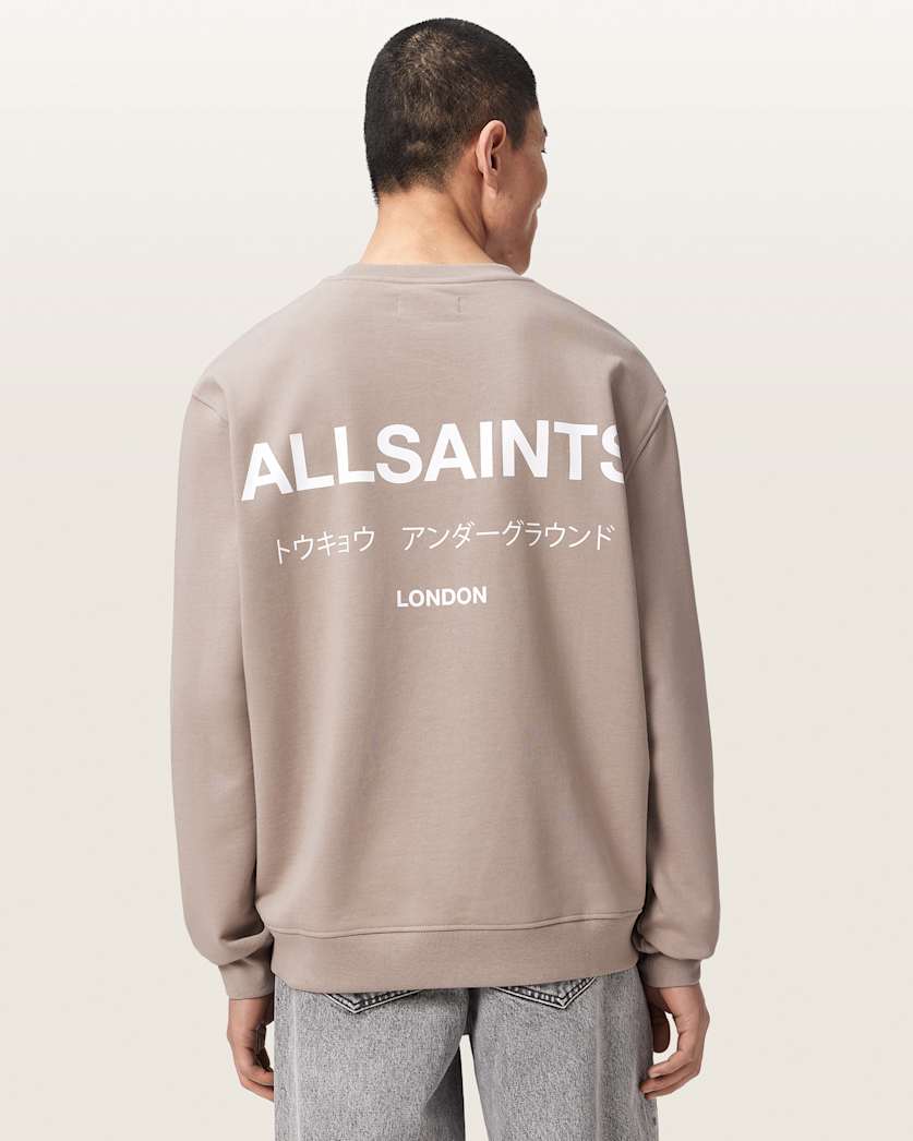 Underground Relaxed Fit Crew Neck Sweatshirt