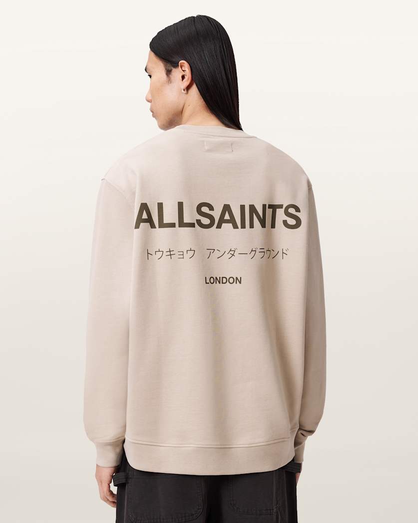 Underground Relaxed Fit Crew Neck Sweatshirt