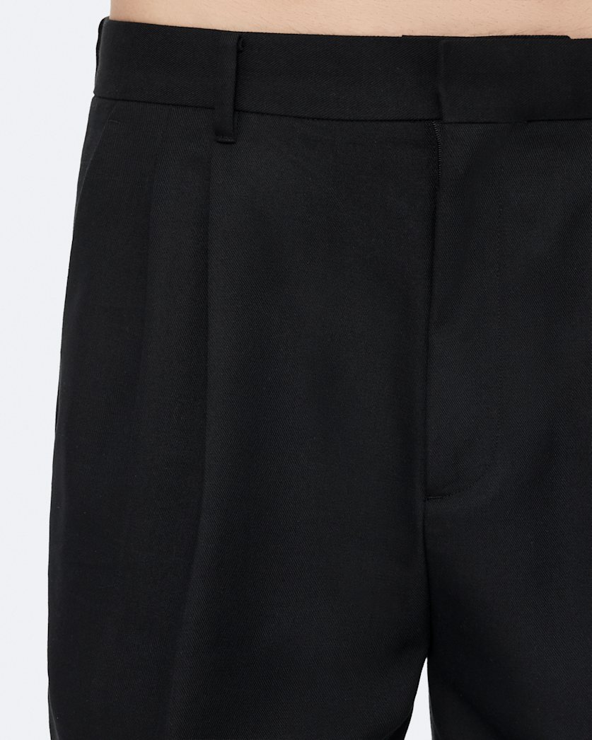 Ware Straight-Fit Double-Pleat Trousers