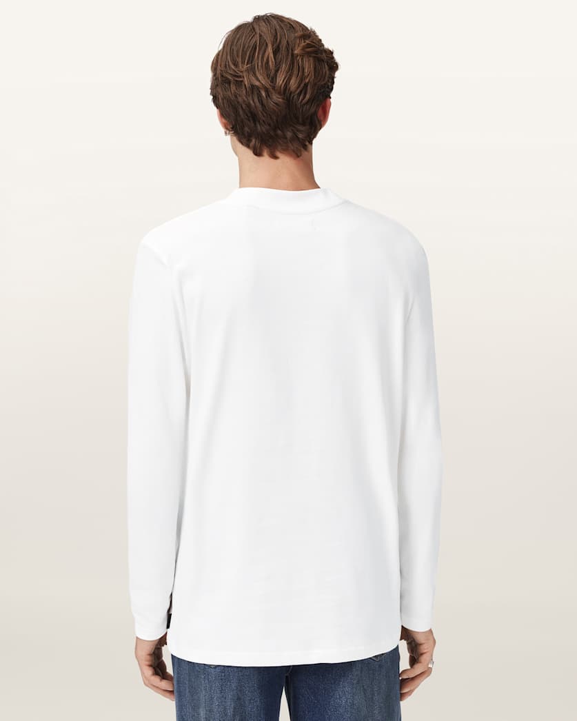 Nero Mock Neck Relaxed Fit T-Shirt