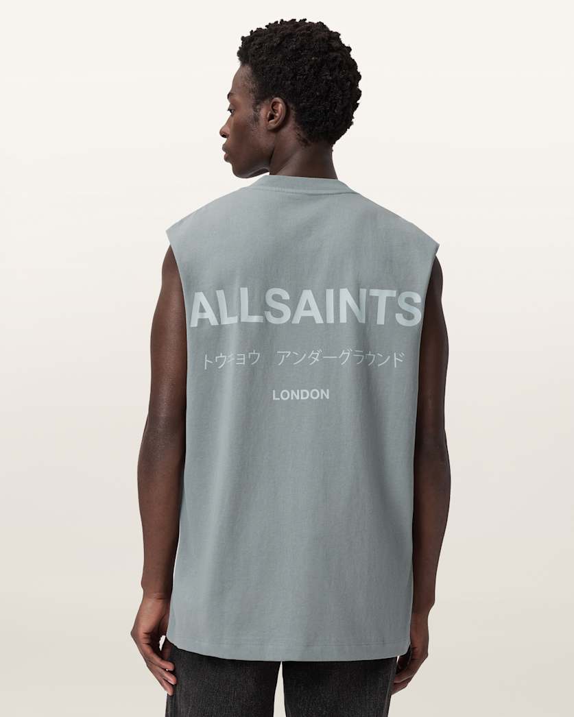 Underground Sleeveless Crew Neck T-Shirt