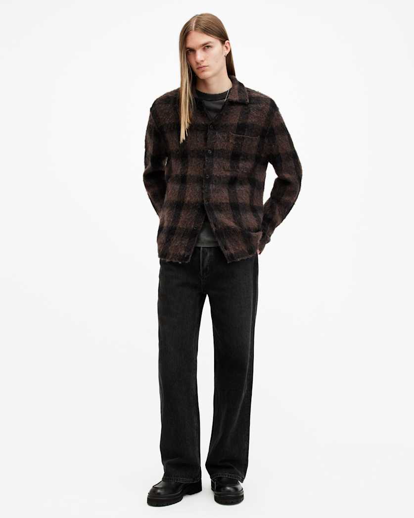 Ash Checked Wool Blend Jacket