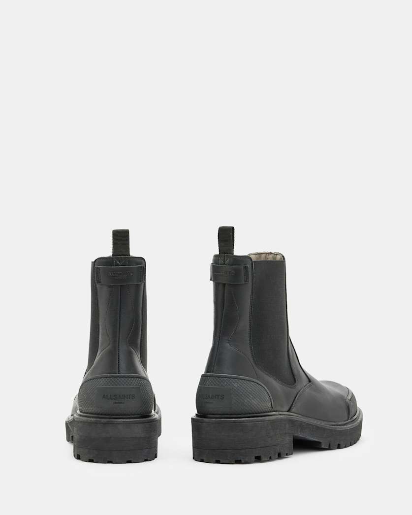 Matrix Leather Work Chelsea Boots