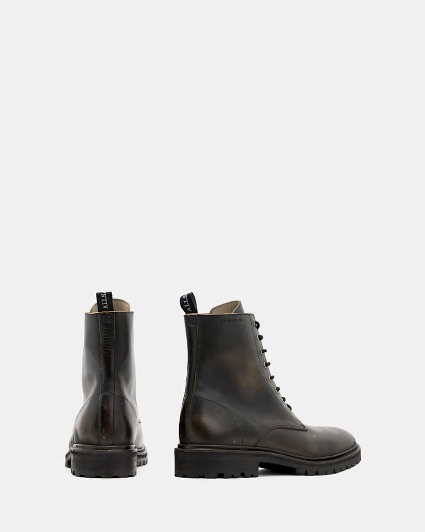 Tobias Lace Up Leather Boots