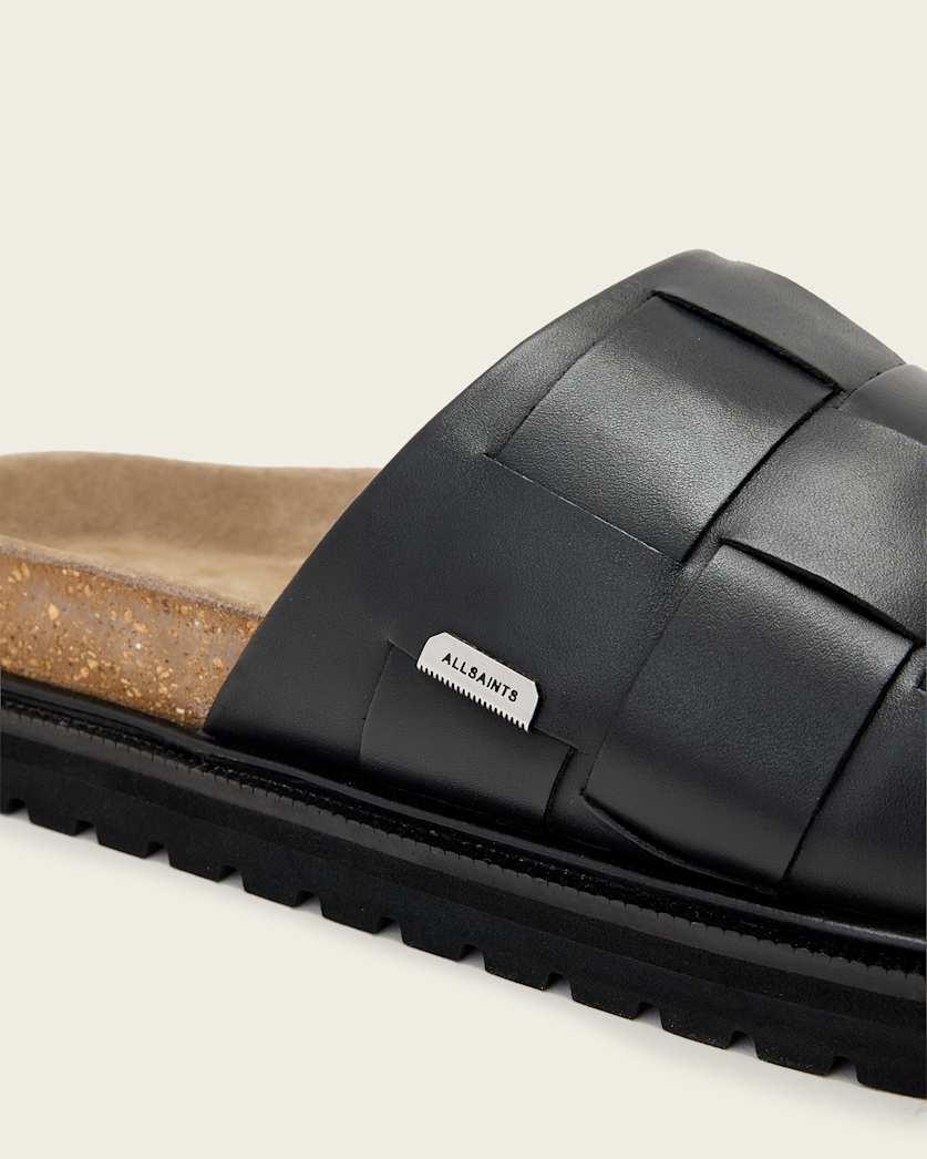 Randal Woven Leather Sandals