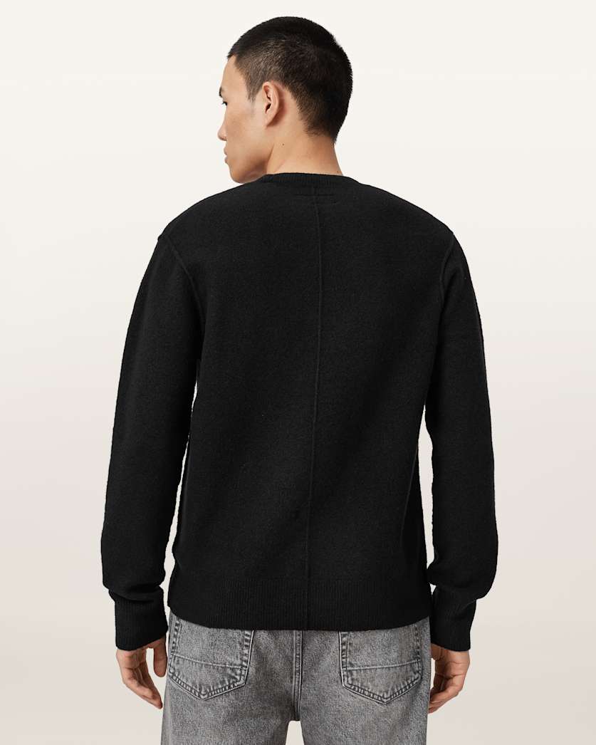 Patern Crew Neck Jumper