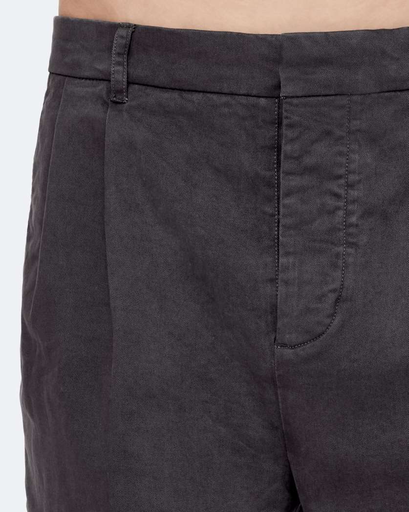 Stretch-cotton straight-leg chinos