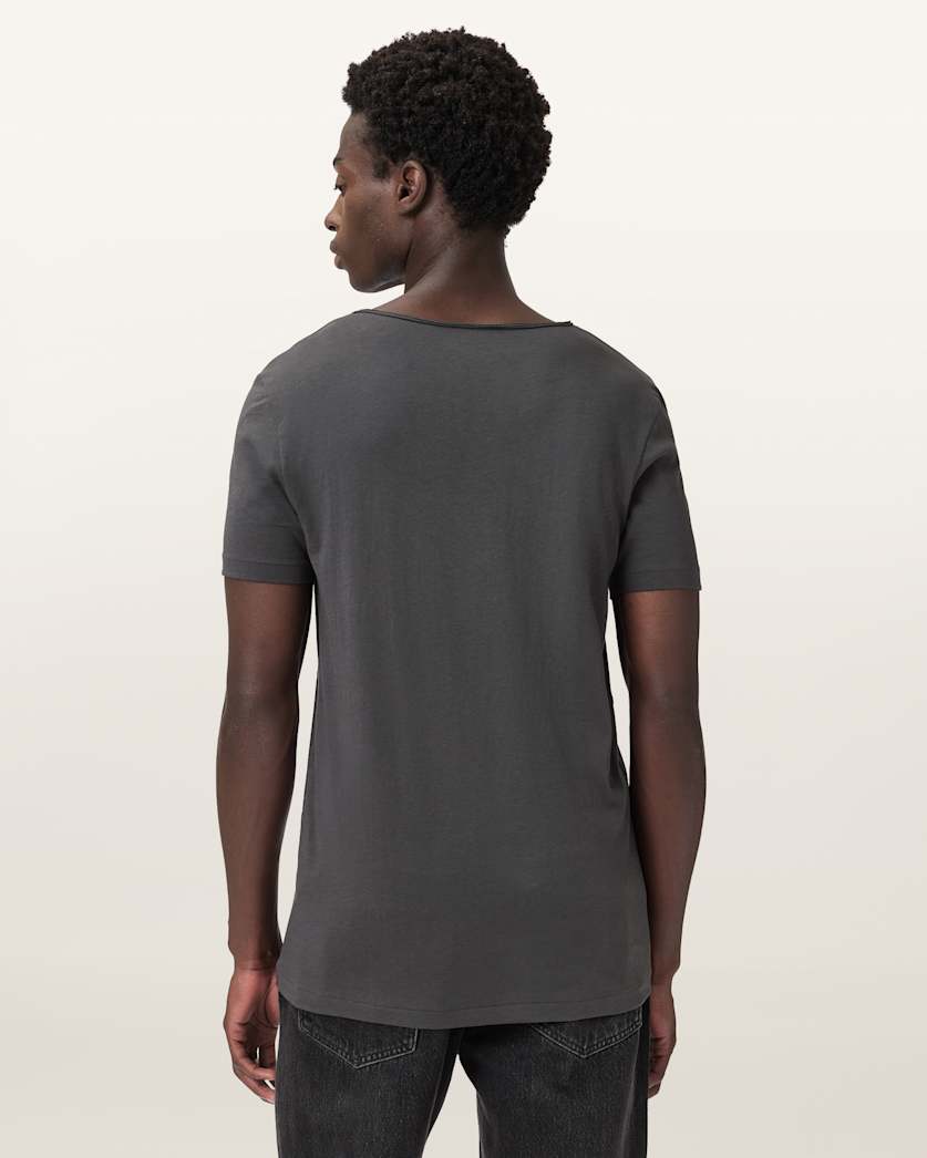 Tonic Scoop Neck Slim Ramskull T-Shirt