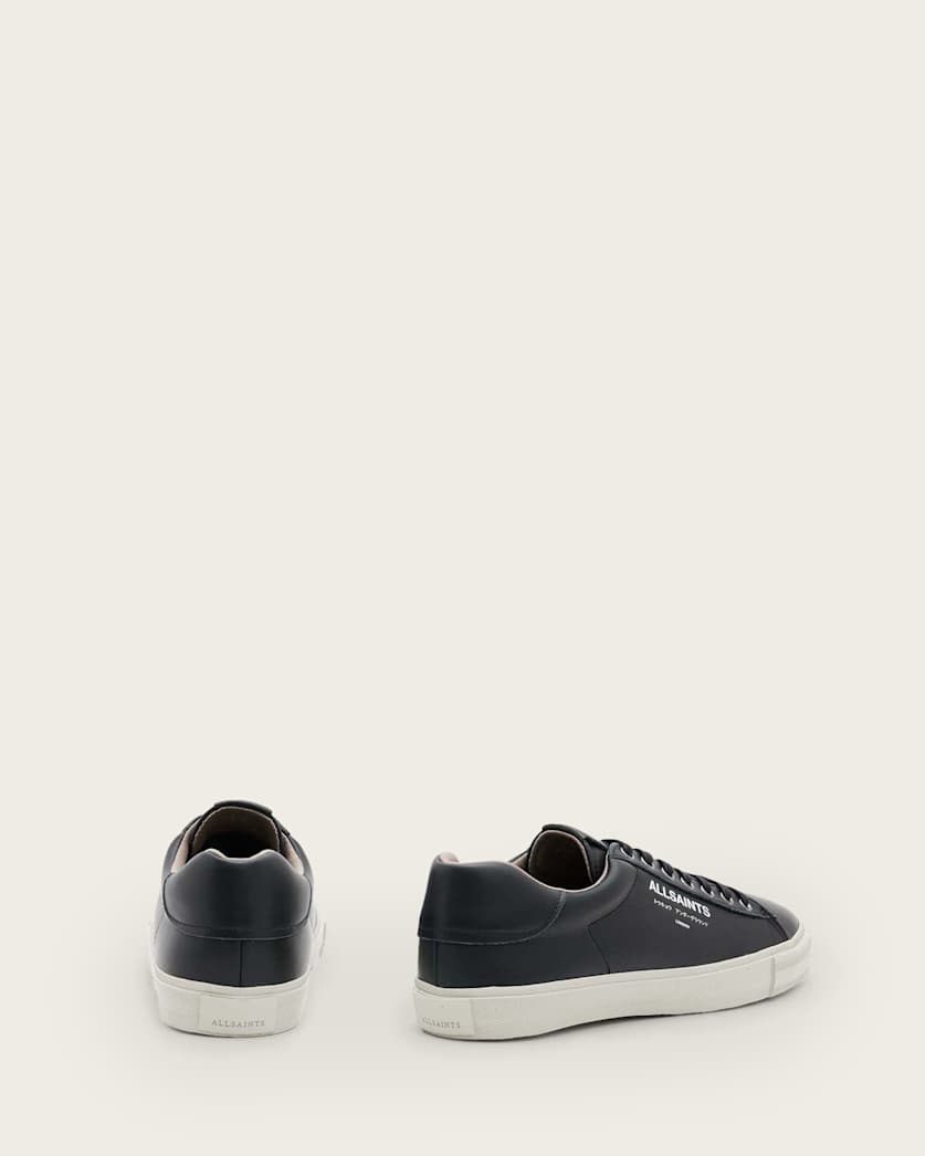 Underground Leather Low Top Trainers