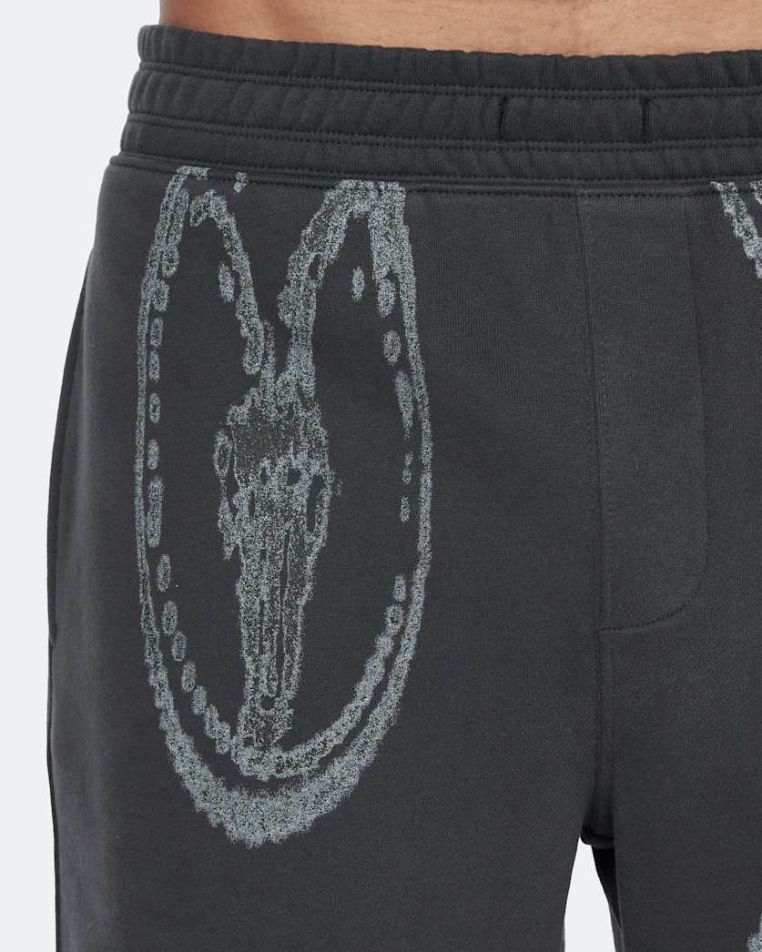 Stamped jersey sweatshorts