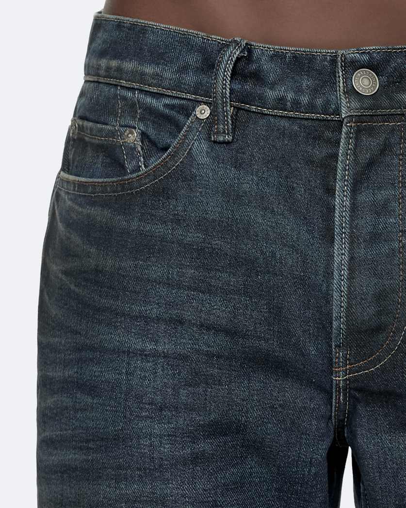 Slim straight-leg jeans