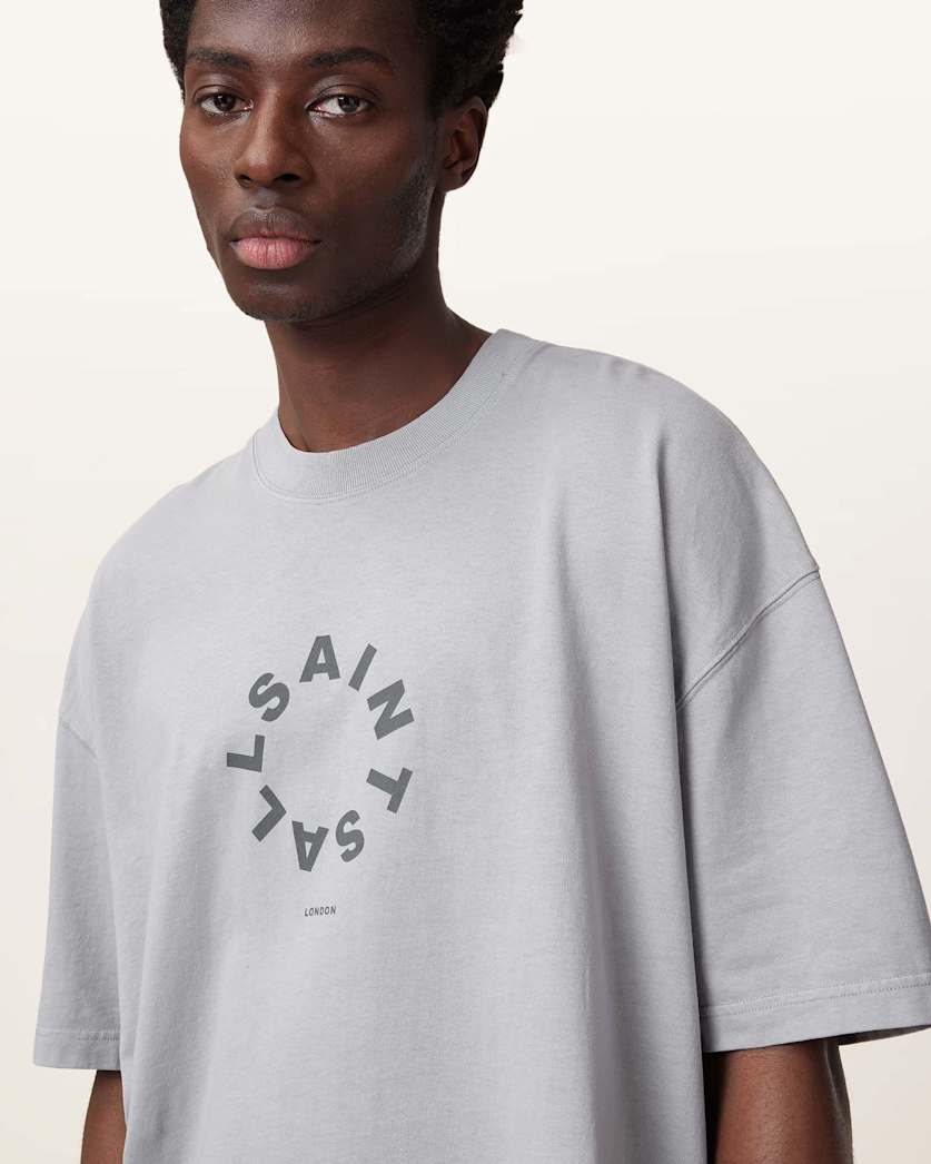 Tierra Oversized Crew Neck Logo T-Shirt