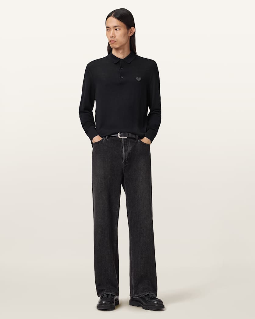 Lover Merino Long Sleeve Polo