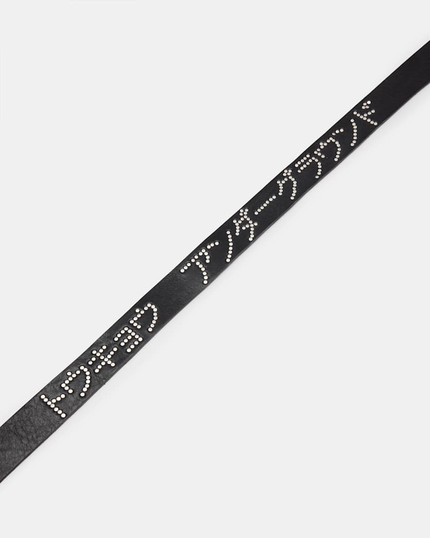 Underground Studded Leather Belt