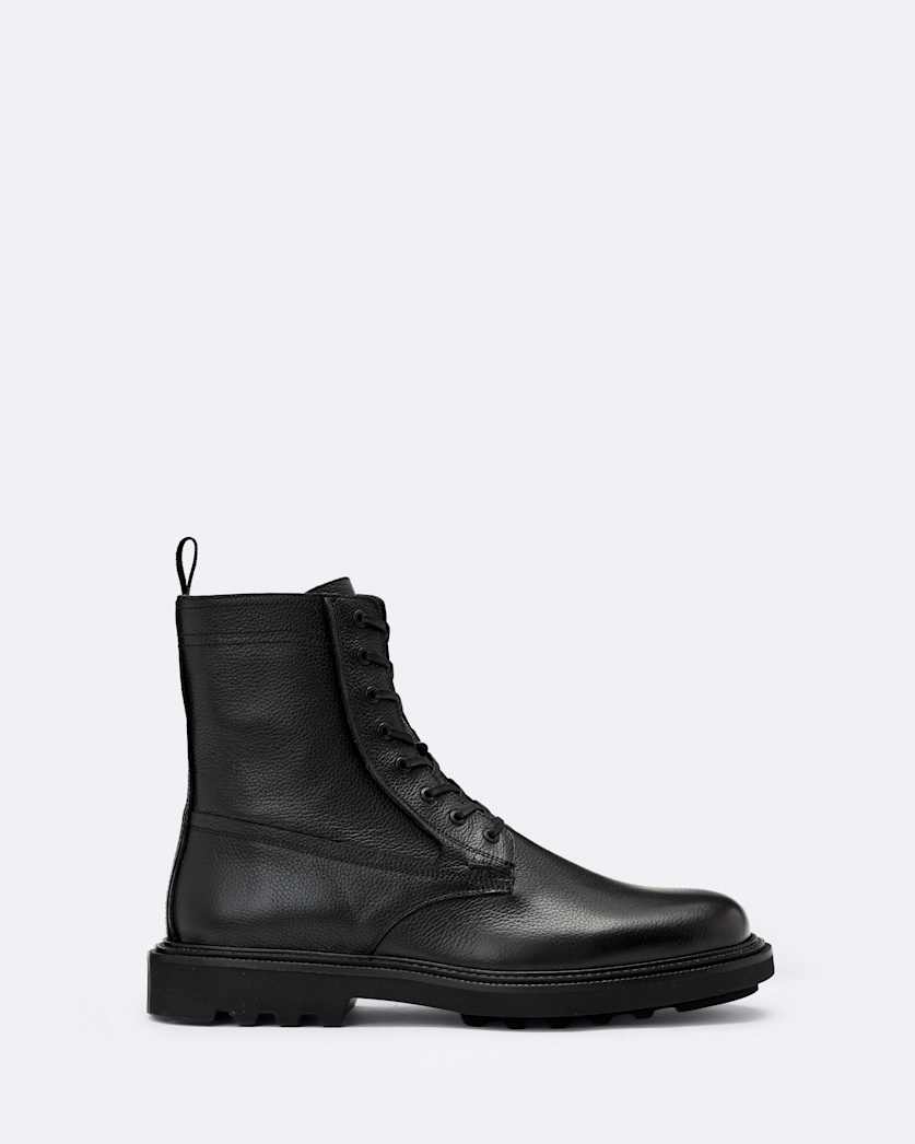 Niles Leather Military Boots