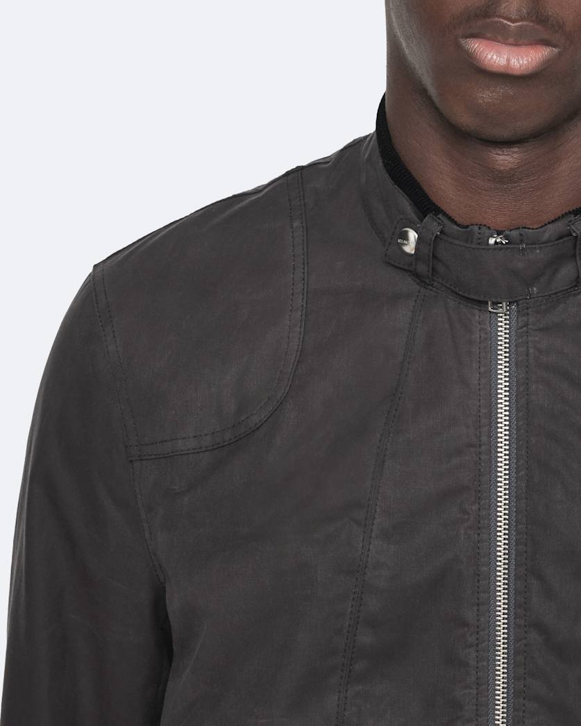 Kirk Waxed Cotton Racer Jacket