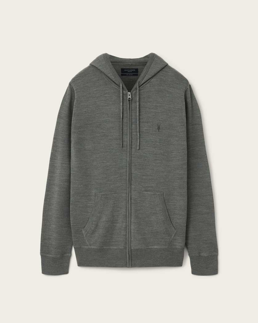 Mode Merino Zip Up Ramskull Hoodie