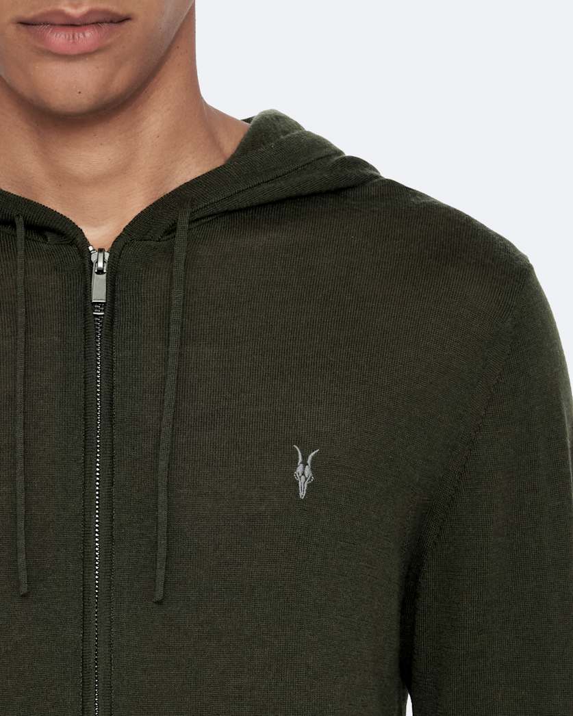 Mode Merino Zip Up Ramskull Hoodie