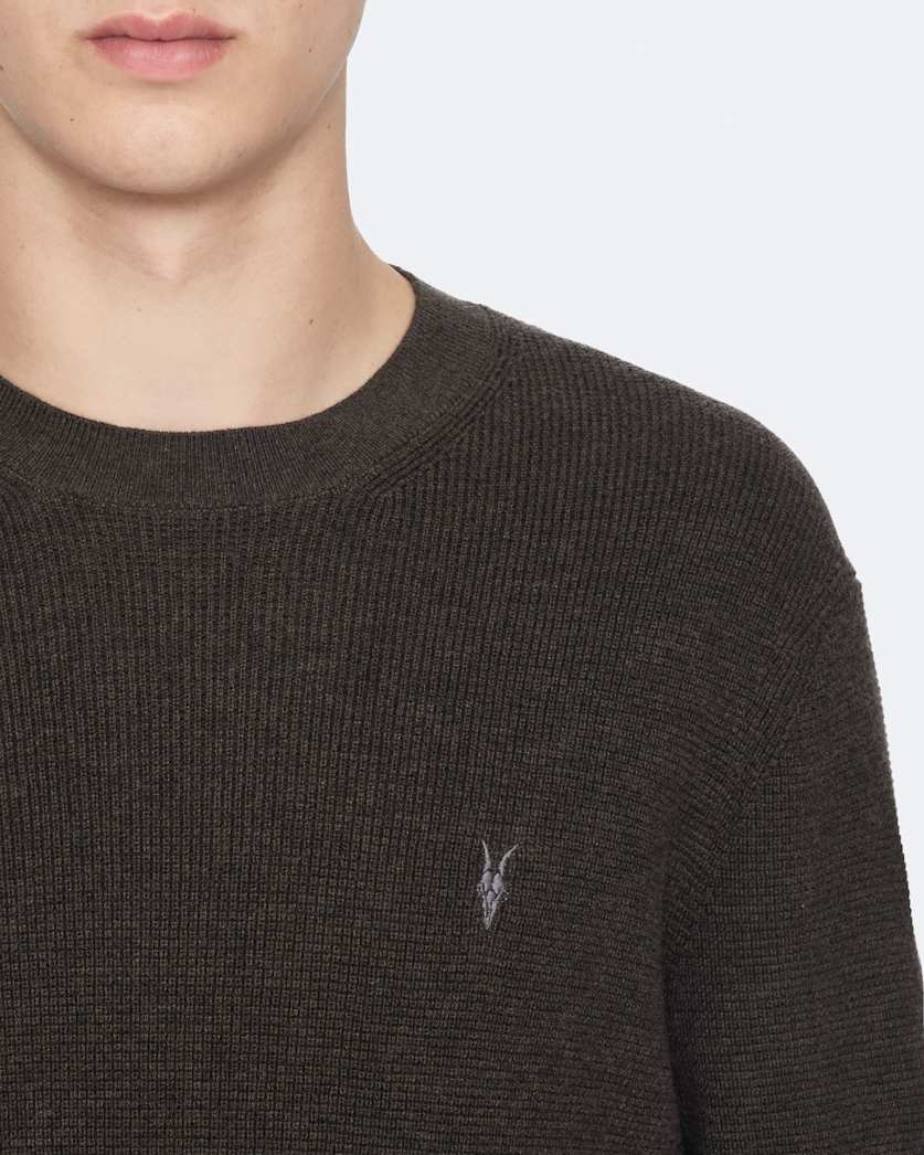 Aspen Waffle Crew Neck Jumper