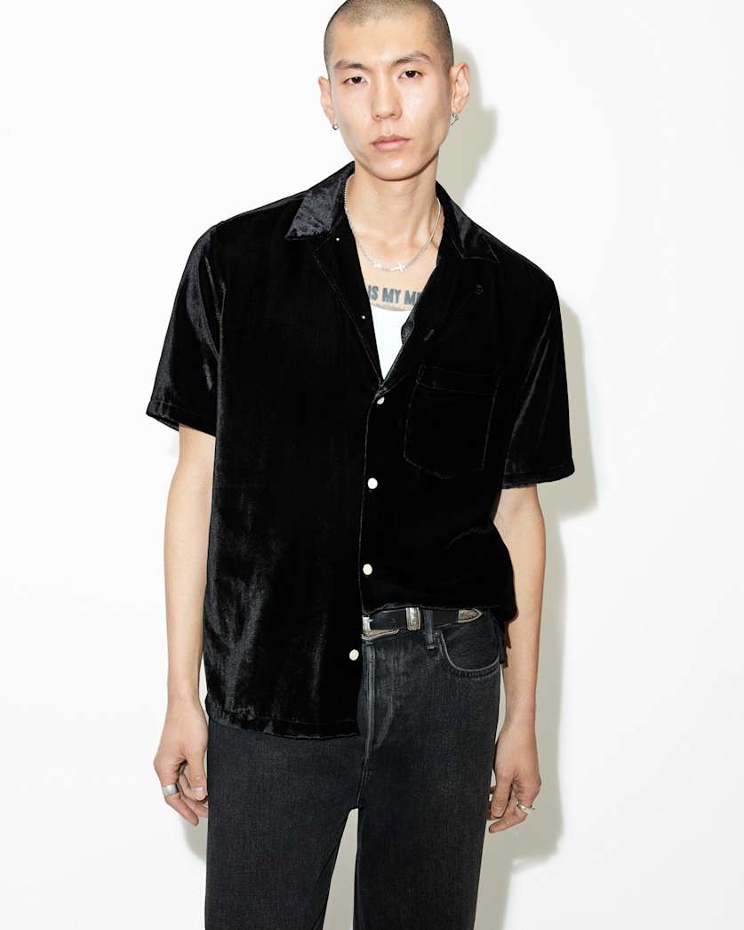 Runa Velvet Relaxed Fit Shirt