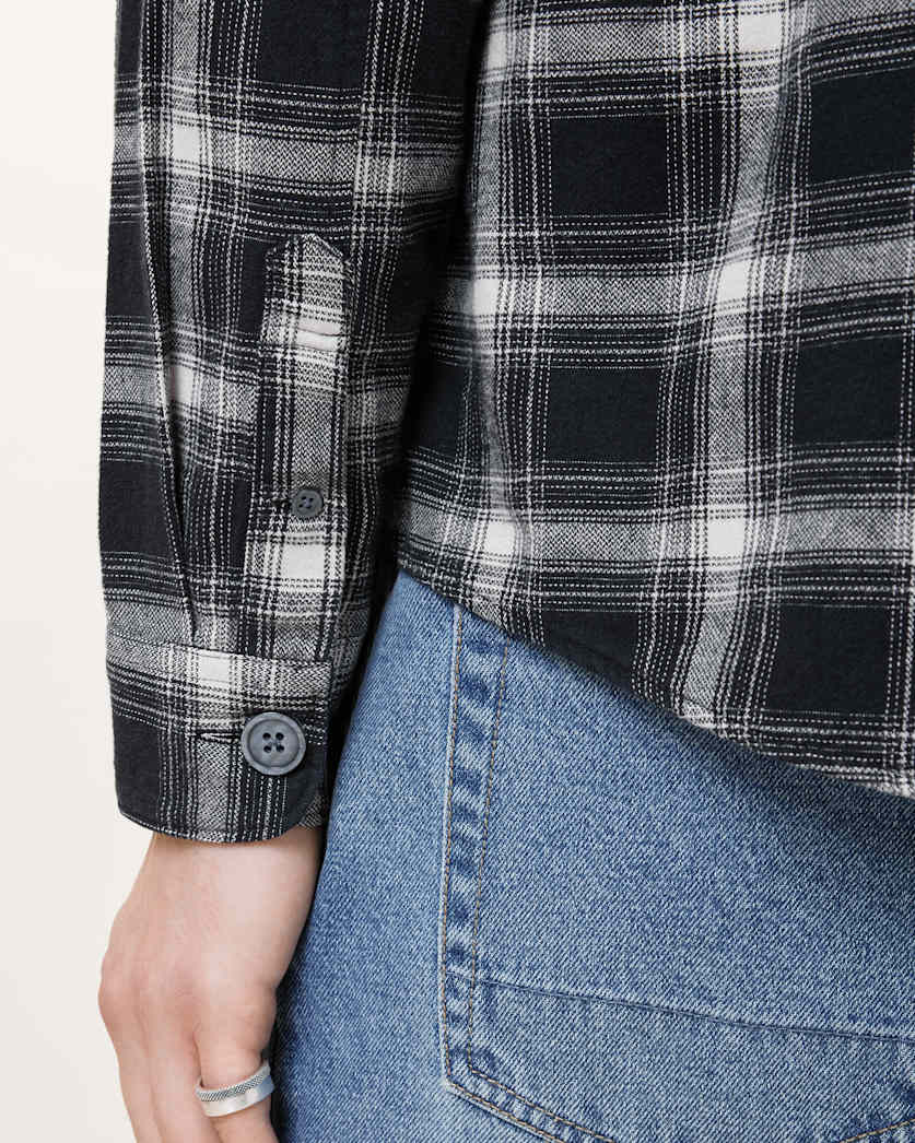 Hamura Checked Relaxed Fit Shirt