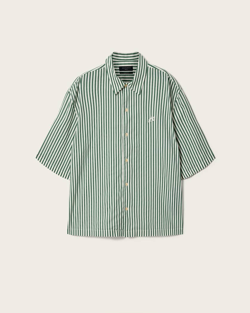 Chopin Boxy Short Sleeve Striped Shirt
