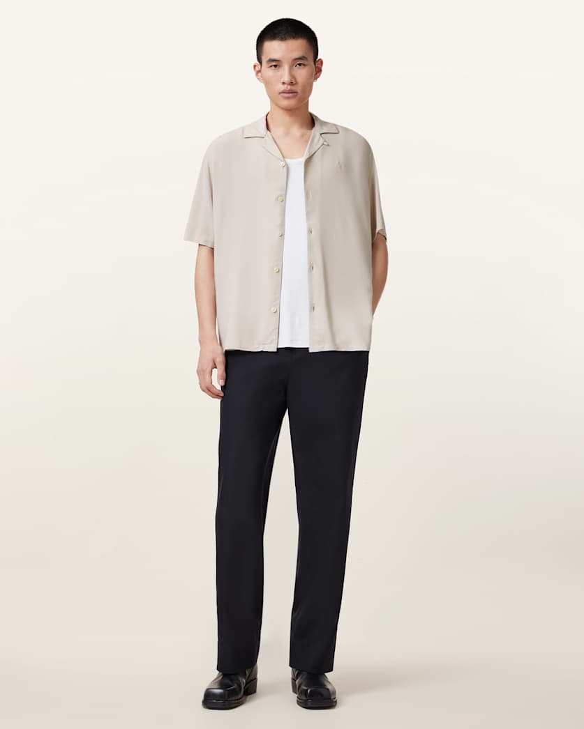 Venice Revere Collar Ramskull Shirt