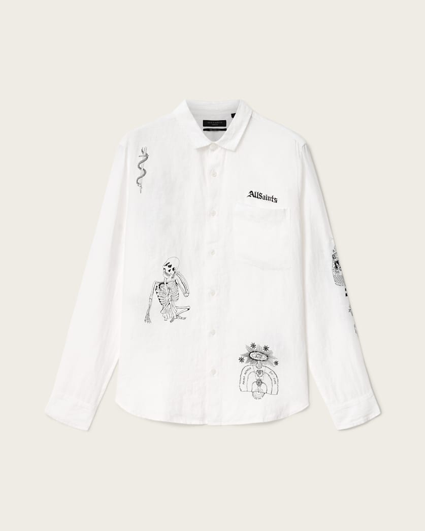 Terror Long Sleeve Linen Shirt