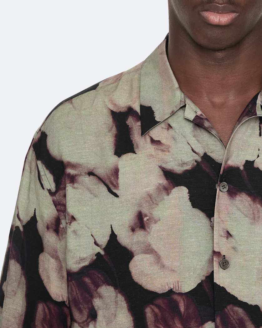 Tulip Oversized Floral-Print Shirt