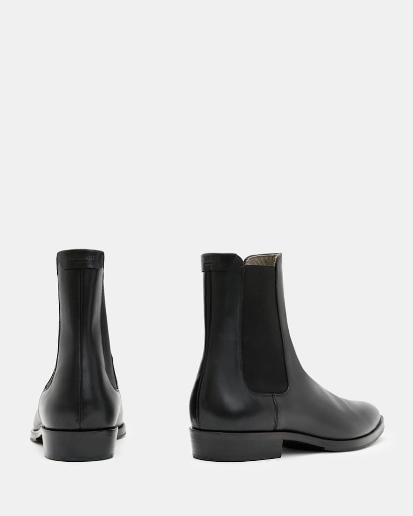 Steam Leather Chelsea Boots
