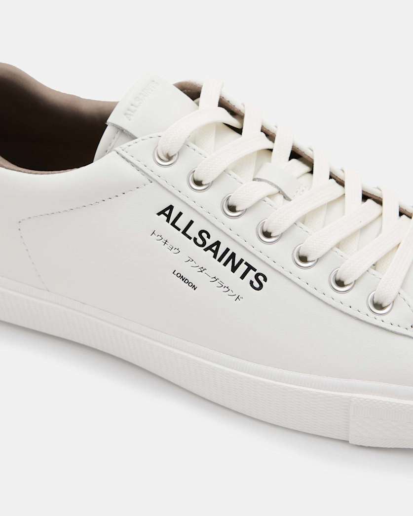 Underground Leather Low Top Trainers