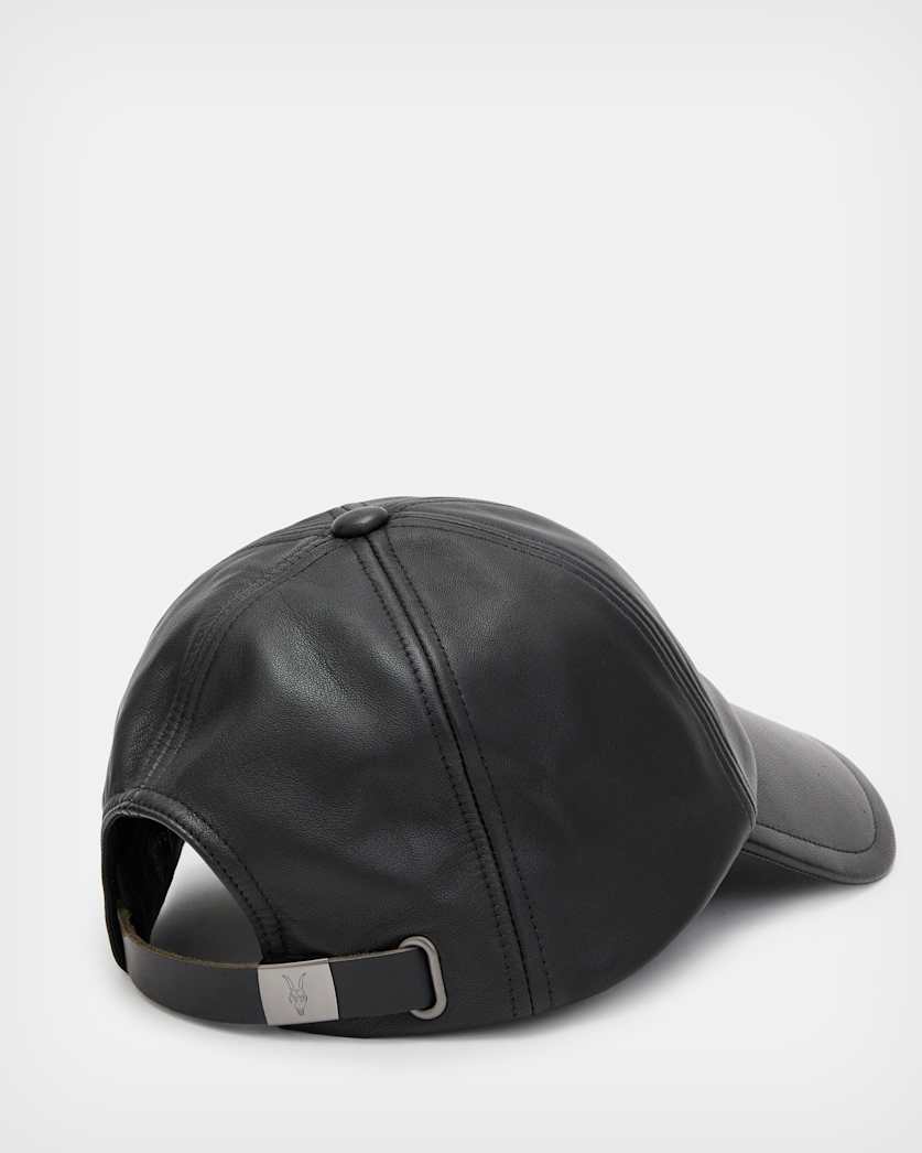 Ramskull Leather Baseball Cap