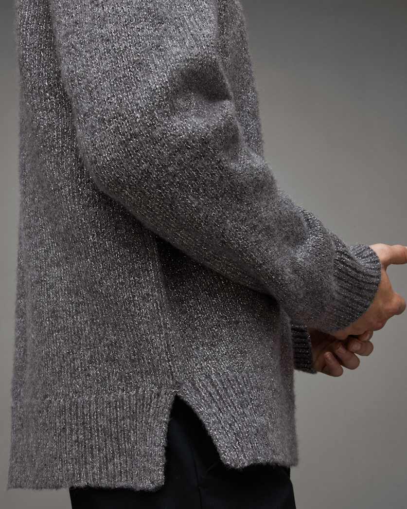 Nebula Metallic Relaxed Fit Jumper