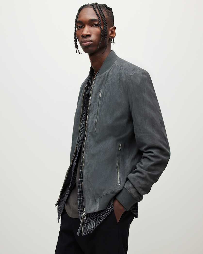 Kemble Suede Bomber Jacket