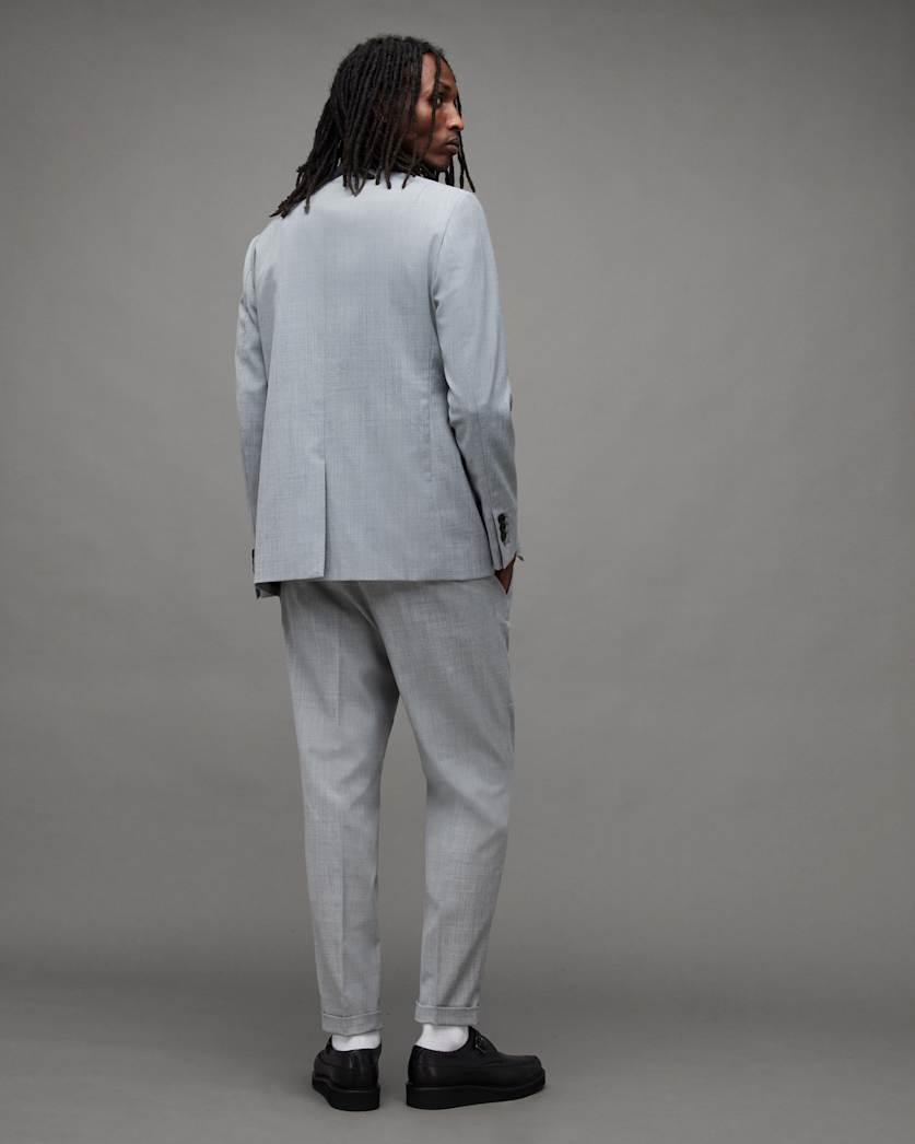 Buller Wool Blend Cropped Slim Trousers
