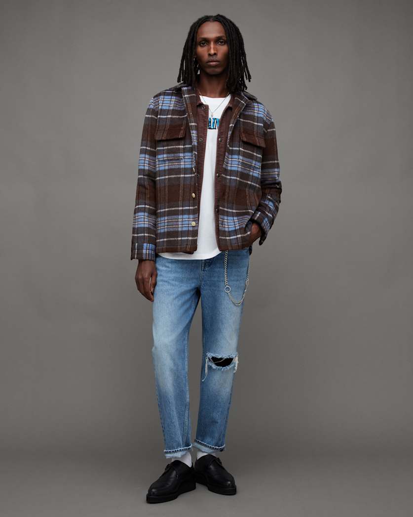 Triton Recycled Checked Overshirt