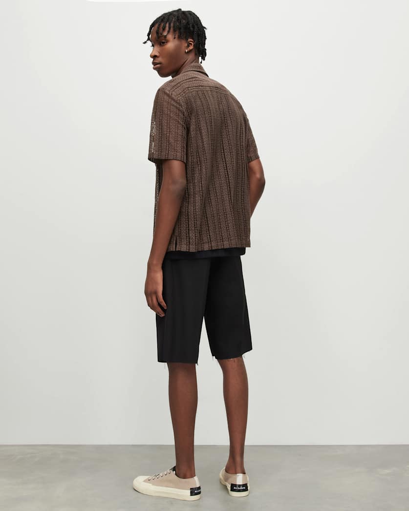 Lago Straight Raw Hem Shorts