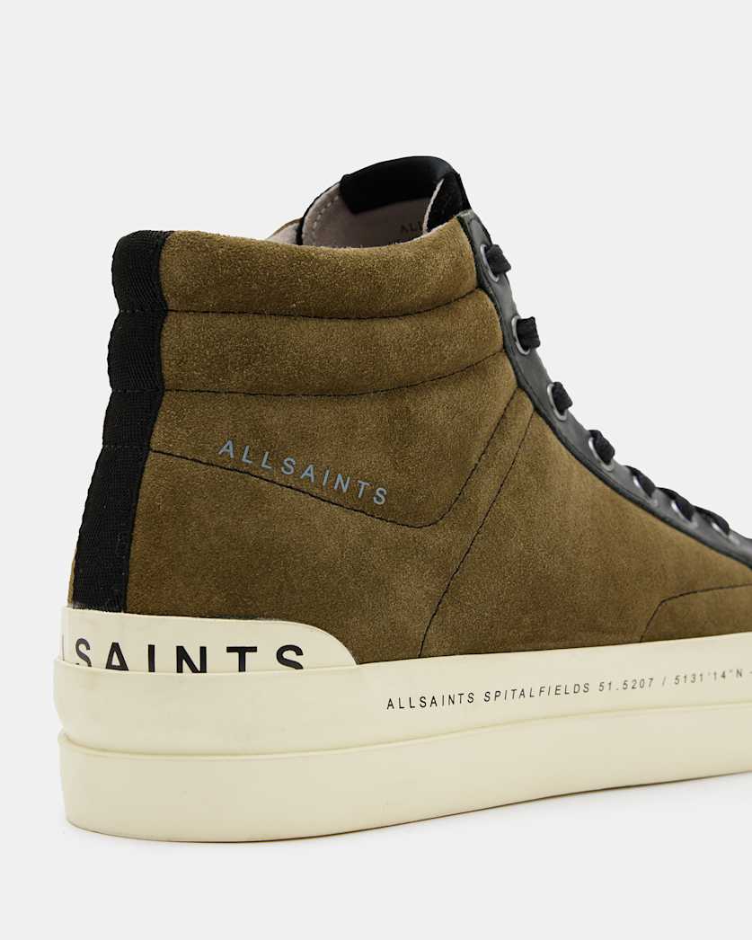 Maverick Leather High Top Trainers