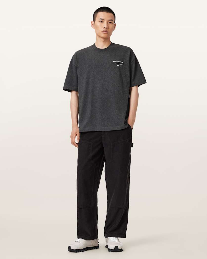 Redact Oversized Embroidered Logo T-Shirt