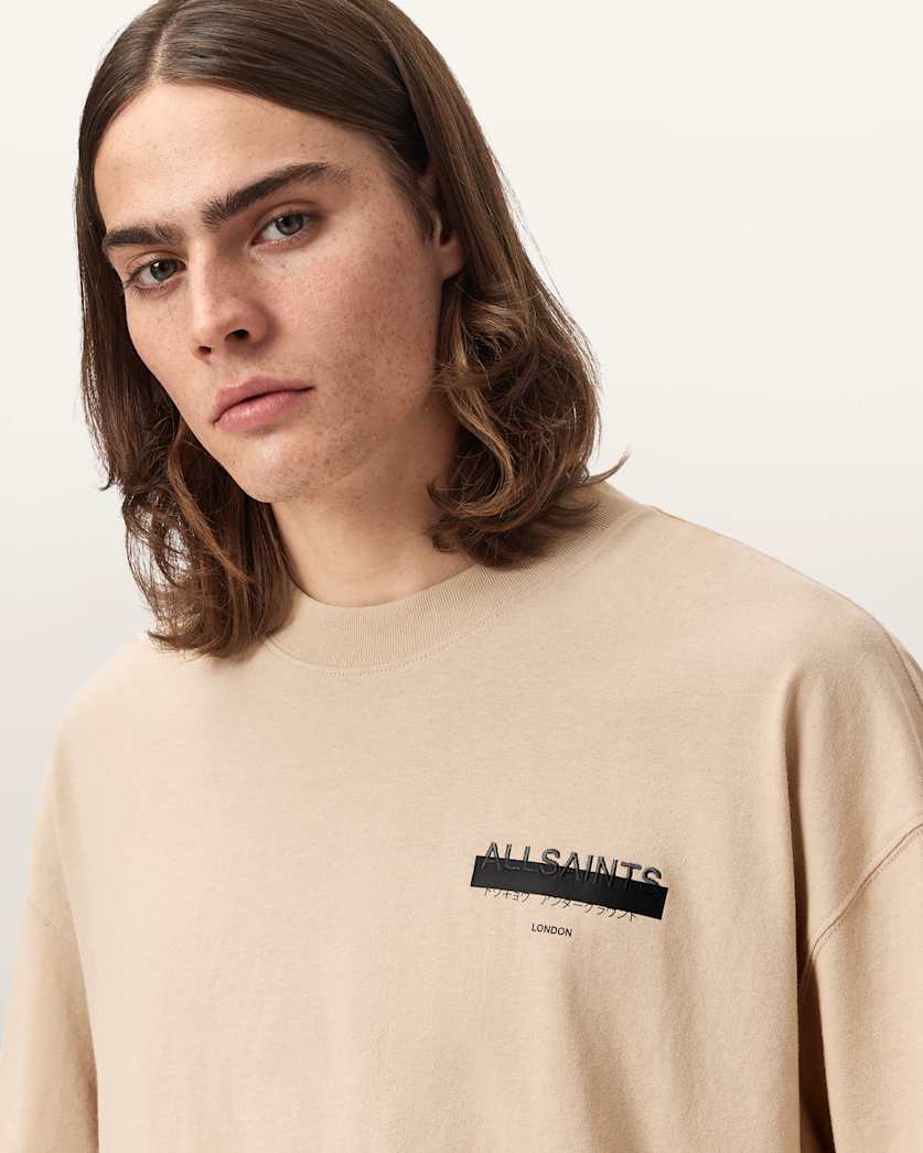 Redact Oversized Embroidered Logo T-Shirt