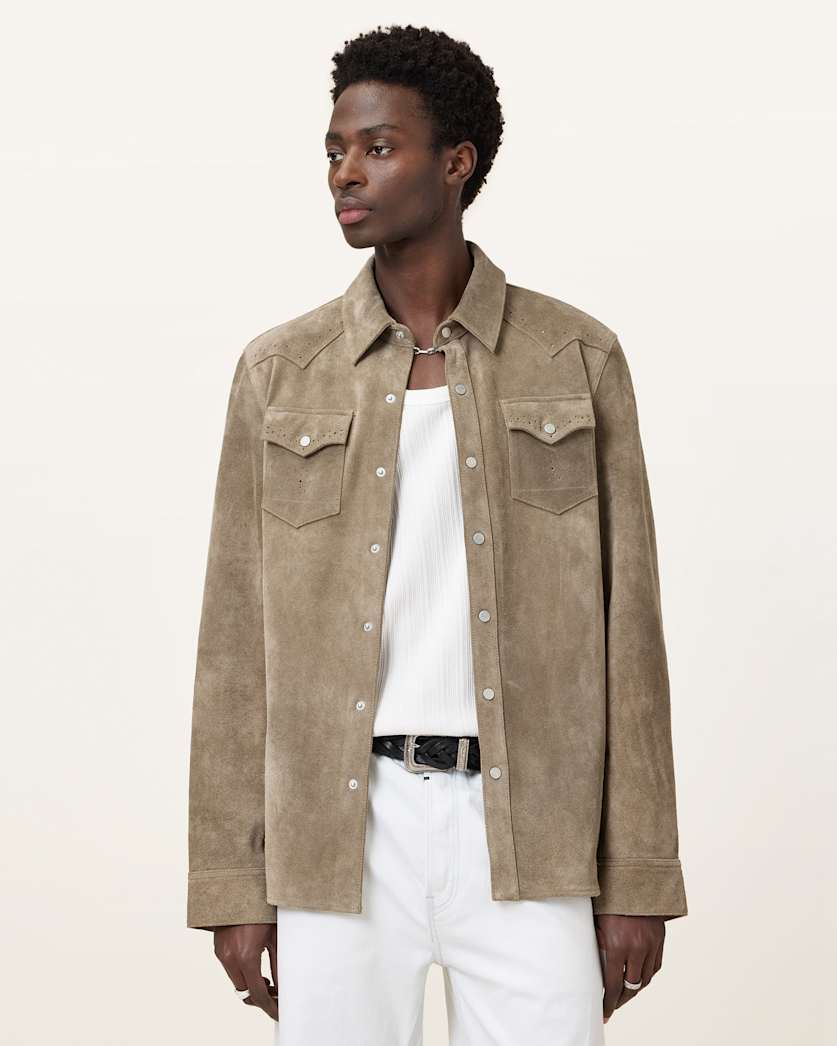 Goldendale Suede Western Shirt