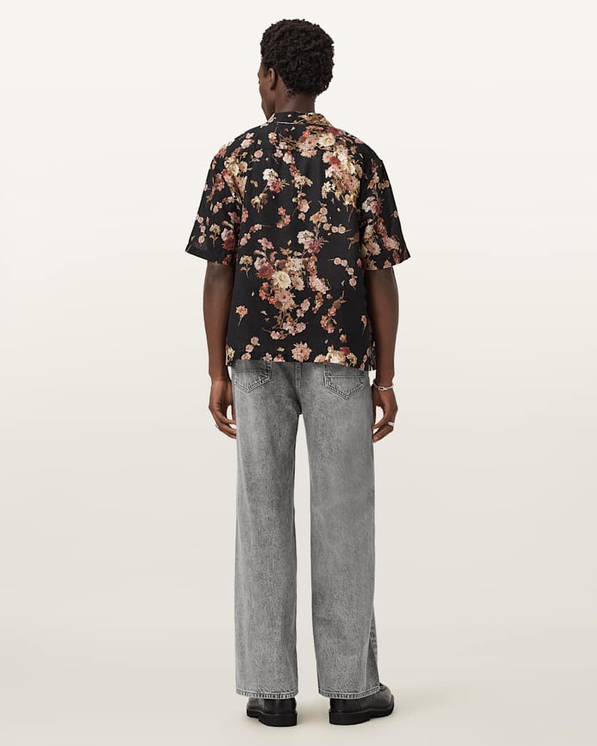 Lenny Loose Fit Wide Leg Denim Jeans