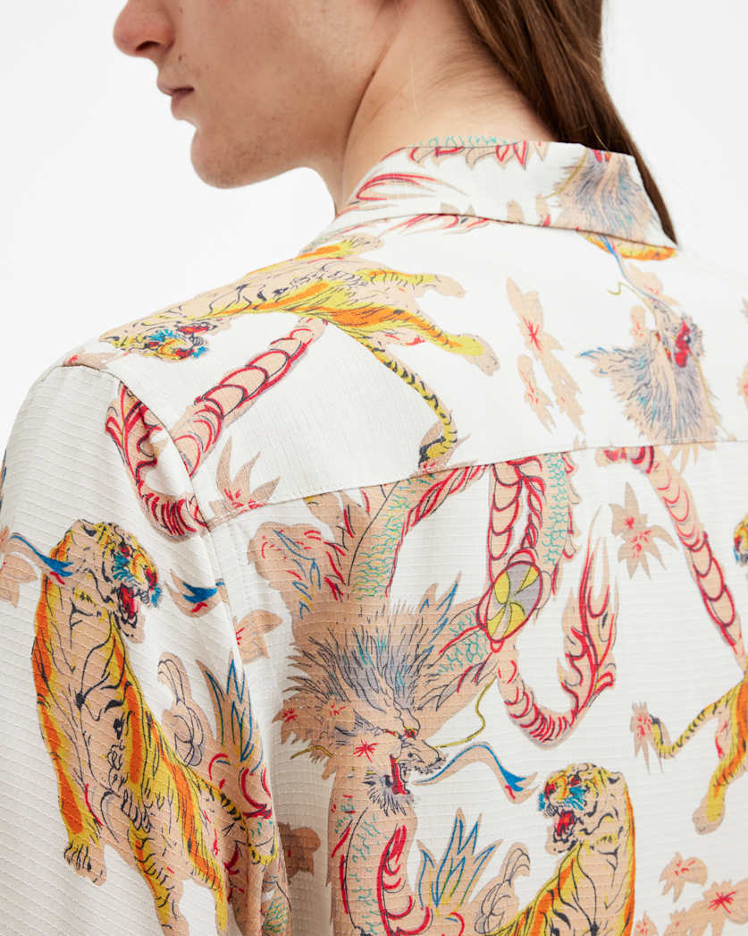 Dragon Relaxed Fit Printed Shirt
