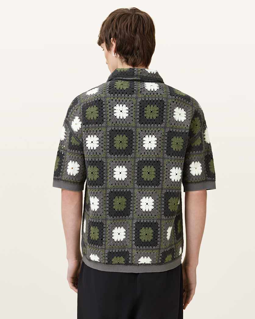 Mandon Crochet Knit Shirt