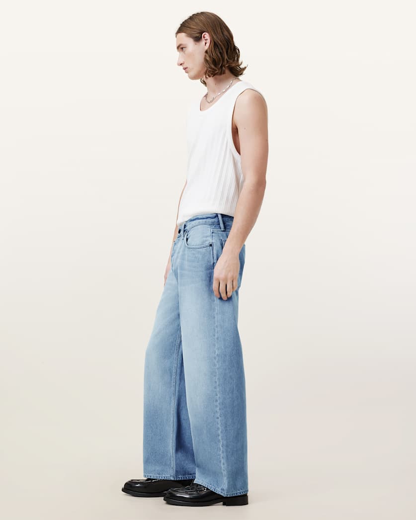 Lenny Loose Fit Wide Leg Denim Jeans