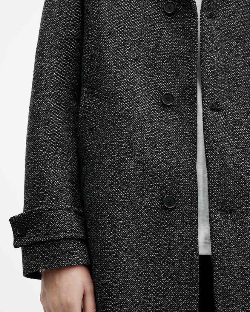 Fincher Herringbone Cashmere Blend Coat
