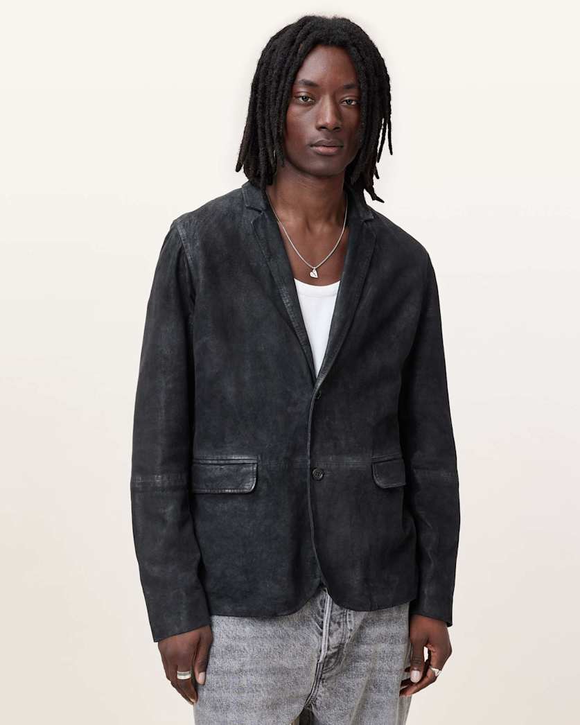 Monet Waxed Suede Blazer