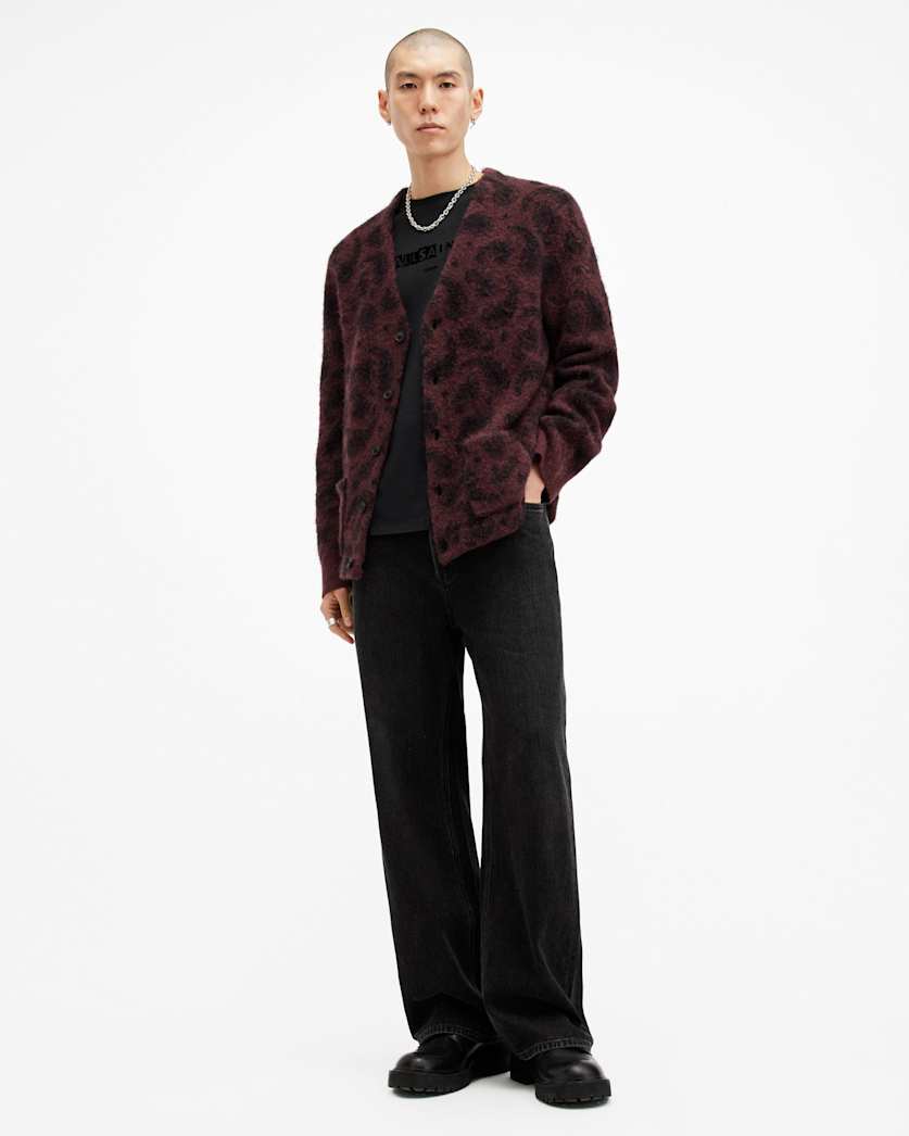 Bancat Paisley Jacquard Cardigan