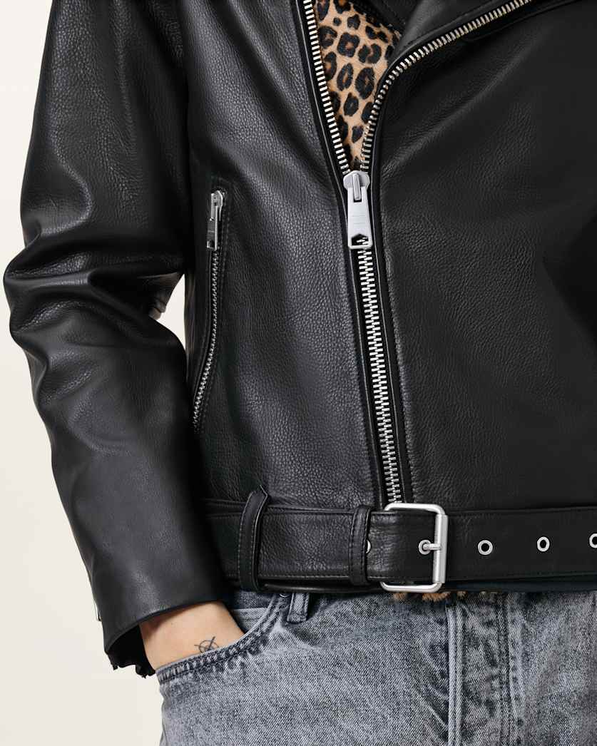 Mick Leather Biker Jacket